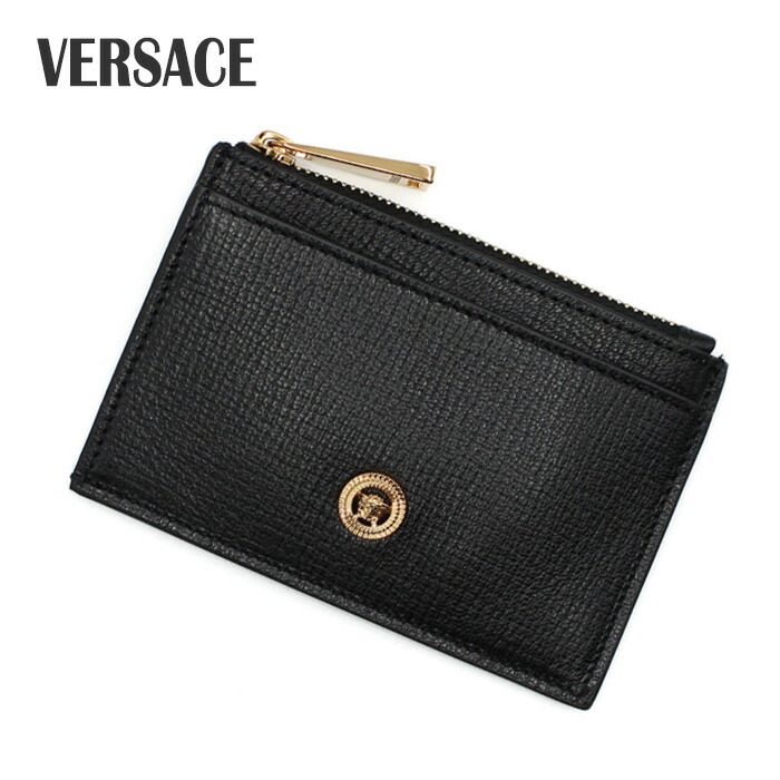 VERSACE ブラックレザー コインケース VERSACE ブラックレザー コインケース 楽天市場】ヴェルサーチ