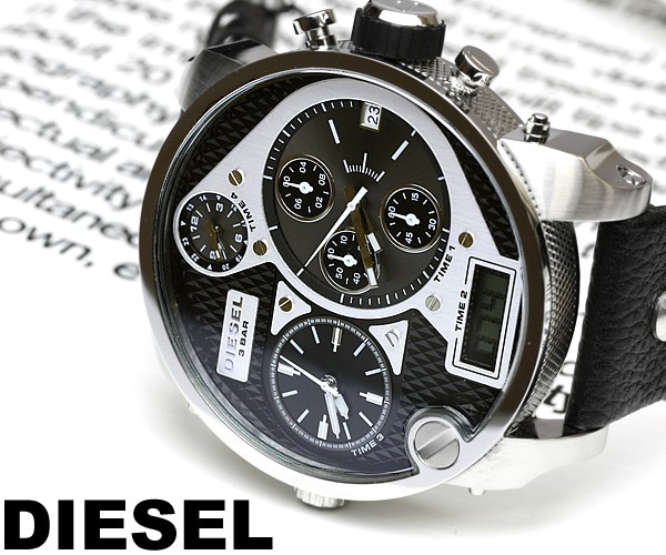 【楽天市場】DIESEL ディーゼル 腕時計 ビックケース トリプルタイム クロノ クロノグラフ メンズ 腕時計 DZ7125 Men's