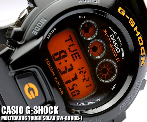 楽天市場 カシオ Casio G Shock Gショック ジーショック G ショック ソーラー電波 腕時計 電波ソーラー腕時計 Gw 6900b 1 うでどけい Cameron