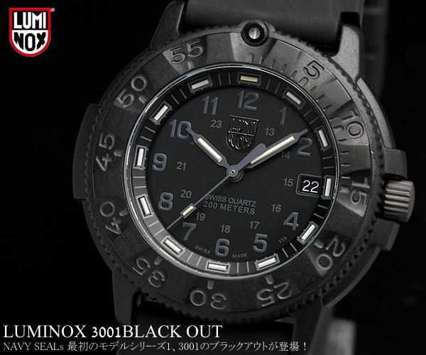 【楽天市場】ルミノックス LUMINOX LUMI-NOX ルミノックス ネイビーシールズ ミリタリー ブラックアウト メンズ 腕時計