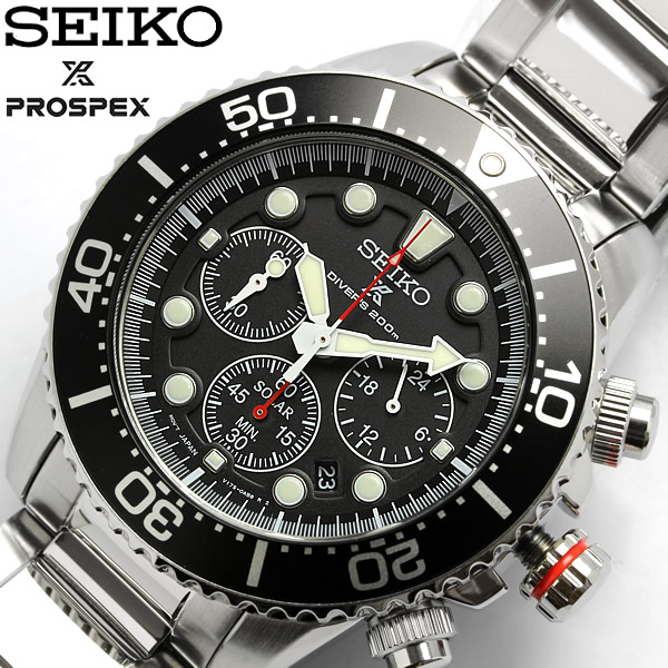 【楽天市場】セイコー SEIKO プロスペックス 腕時計 メンズ クロノグラフ ダイバーズウォッチ Divers ソーラー 20気圧防水