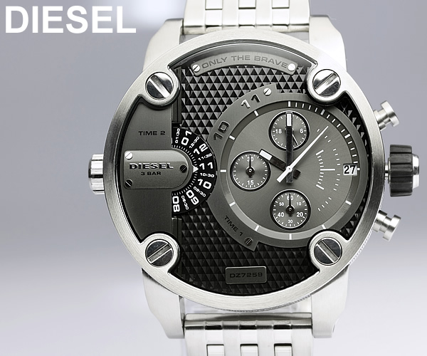 【楽天市場】ディーゼル DIESEL ディーゼル 腕時計 DZ7259 デュアルタイム メンズ腕時計 クロノグラフ ディーゼル DIESEL