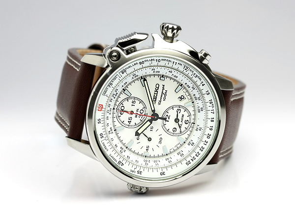 【楽天市場】【送料無料】セイコー SEIKO 腕時計 メンズ パイロット クロノグラフ アラーム SNAB71P1 男性用 men's 革