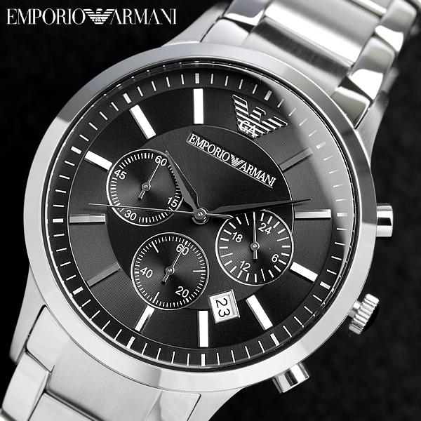 emporio armani chronograph watch ar2434