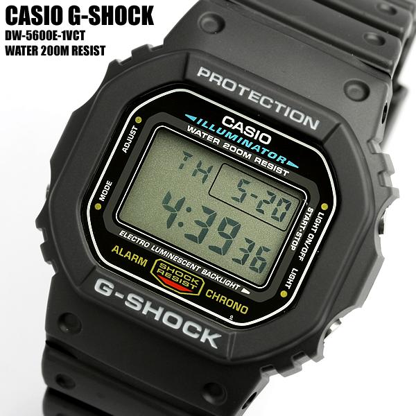 【楽天市場】CASIO カシオ Gショック G-SHOCK 腕時計 dw-5600e-1 G-SHOCK メンズ 腕時計 MEN'S うで