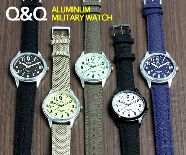 楽天市場 シチズンcbm Q Q メンズ腕時計 ミリタリー ウォッチ アルミニウム Cameron
