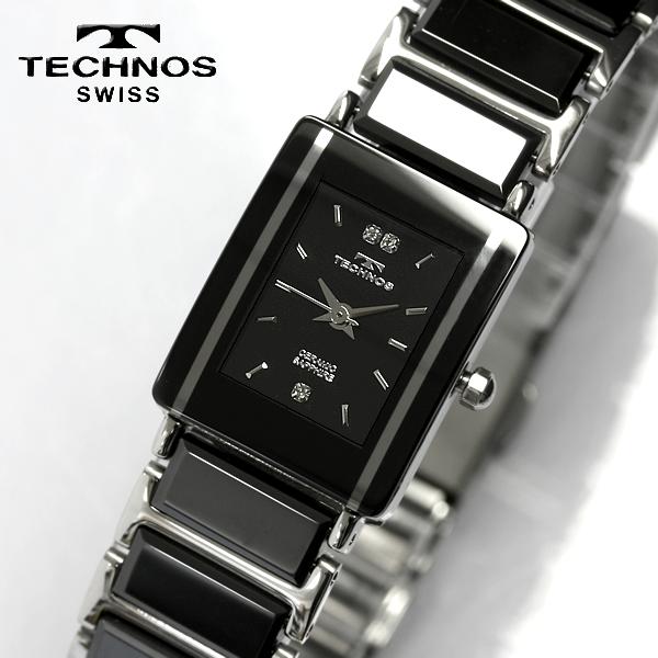 楽天市場】TECHNOS テクノス 腕時計 メンズ スクエア セラミック