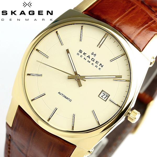 【楽天市場】【スカーゲン SKAGEN】 腕時計 メンズ 759LGL 革ベルト 自動巻き スカーゲン SKAGEN 腕時計 うでどけい