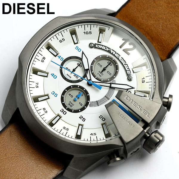 【楽天市場】ディーゼル DIESEL 腕時計 レザー DZ4280 メンズ 腕時計 多針アナログ表示 クロノグラフ 腕時計 MEN'S うで
