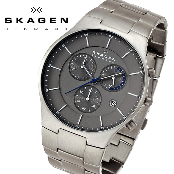 【楽天市場】送料無料 スカーゲン SKAGEN 腕時計 メンズ AKTIV クロノグラフ SKW6077 チタン 男性用 men's スリム