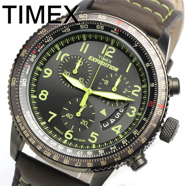 【楽天市場】【あす楽/送料無料】【TIMEX/タイメックス】 腕時計 ウォッチ エクスペディション ミリタリー メンズ 本革 レザー