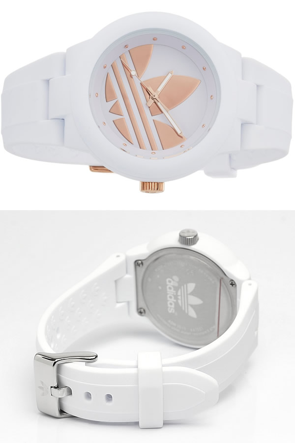 【楽天市場】ADIDAS アディダス 腕時計 メンズ レディース アバディーン ラバー シリコン ホワイト 白 ゴールド 防水 adidas