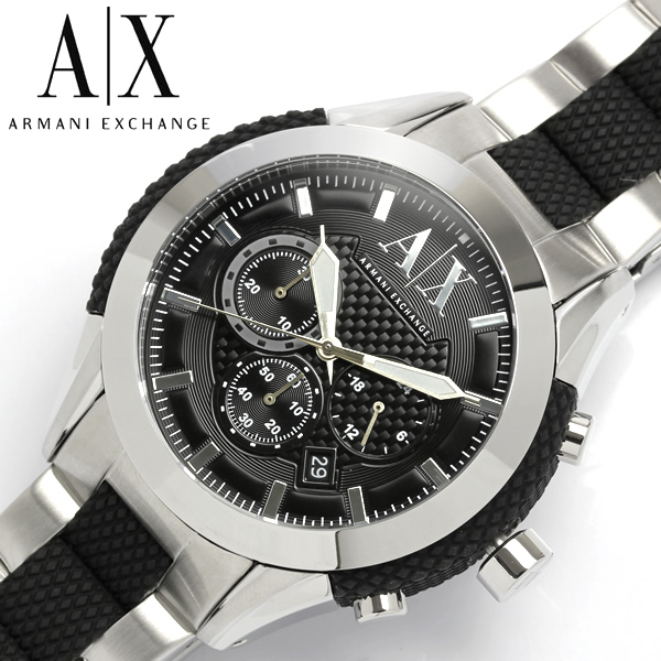 【楽天市場】【送料無料】アルマーニ エクスチェンジ ARMANI EXCHANGE クロノグラフ 腕時計 メンズ AX1214 うでどけい