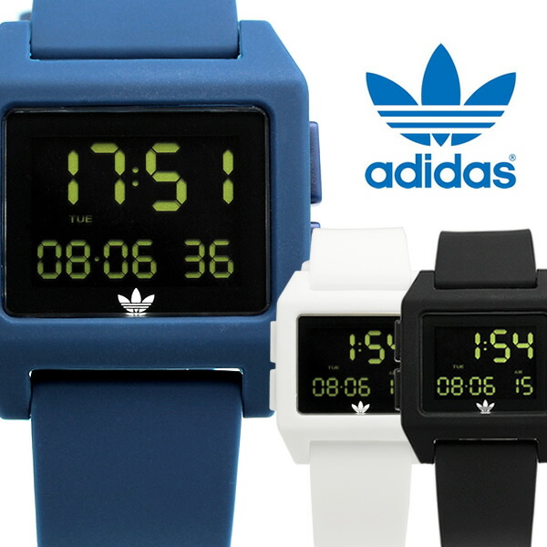 AK938 本体美品 レア adidas アディダス ロゴ デザイン文字盤 10