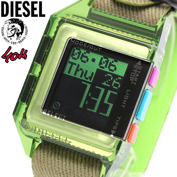 【マラソンセール】【送料無料】DIESEL ディーゼル 腕時計 ウォッチ メンズ 男性用 40周年記念 限定モデル クオーツ カレンダー日常生活防水 dz1880