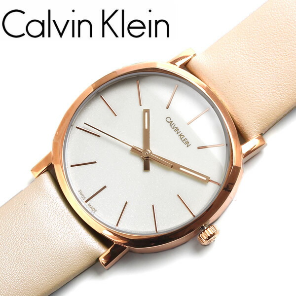 激安の シンプル ブランド レザー 革ベルト レディース 腕時計 カルバンクライン レザー Klein Calvin K8q336x2 3気圧防水 Posh ポッシュ ウォッチ K8q336x2 Bokenjima Jp