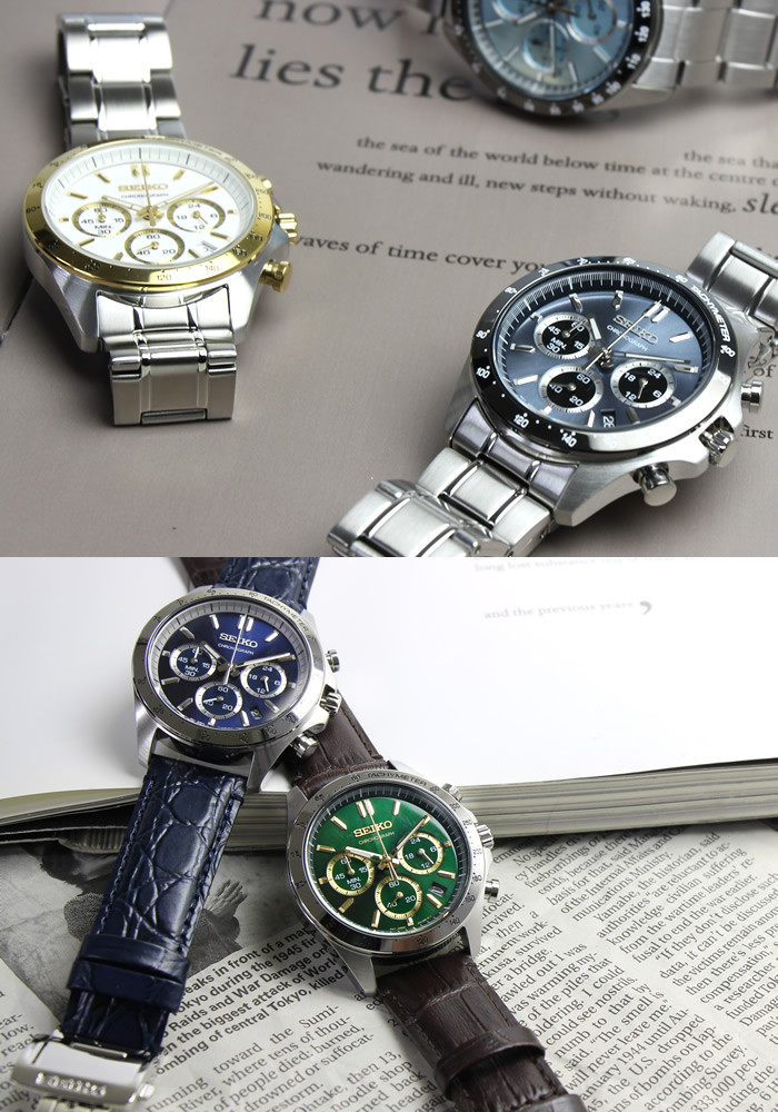 SEIKO セイコー 腕時計 メンズ クロノグラフ SPIRIT スピリット 10気圧