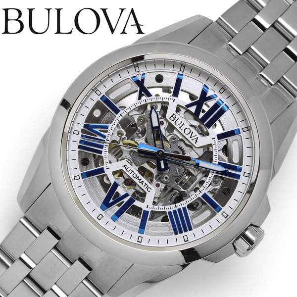 本店は 楽天市場 マラソンセール Bulova ブローバ 腕時計 メンズ 男性用 10気圧防水 自動巻き クラシック 96a187 Cameron 50 Off Www Masterworksfineart Com