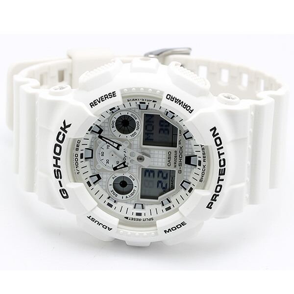 G Shock Casio Gシッョック カシオ 限定 デジタル 腕時計 メンズ レディース 人気 Marine White マリンホワイト Ga 100mw 7adr ホワイト Crunchusers Com