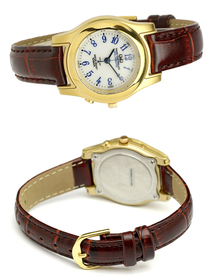 楽天1位 シチズン Q Q 電波 ソーラー 腕時計 レディース 電波時計 ウォッチ Citizen 電波時計 ソーラー 電波 ウォッチ 10気圧 防水 レザーベルト 女性用 ギフト プレゼント Hj03 104 Hj03 304 Hj03 314 Cameronw メール便なら送料無料 Kastor Rs