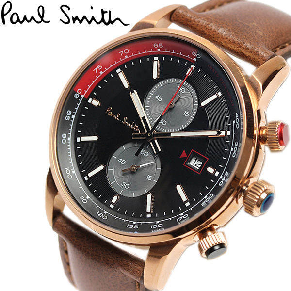 楽天市場 ポールスミス Paul Smith 腕時計 メンズ クロノグラフ 革ベルト 本革レザーベルト クラシック ブランド 人気 ウォッチ ギフト プレゼント Ps Cameron