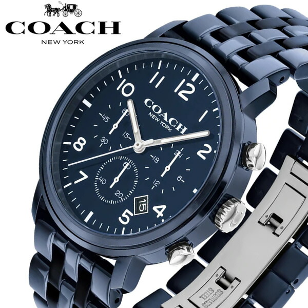 【最終値下げ】COACH クォーツ時計　ブラウンレザー 14602587-1.jpg