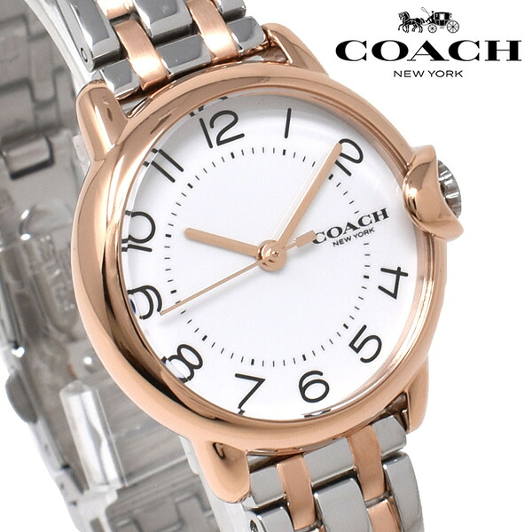 コーチ COACH 腕時計 レディース ウォッチ ARDEN アーデン シルバー ピンクゴールド 14503604｜CAMERON