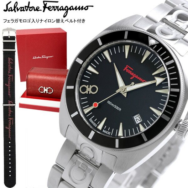 【希少】Salvatore Ferragamo フェラガモ 腕時計 SFDR FERRAGAMO》SQUARE スクエア SFBY00419 クォーツ レディースの