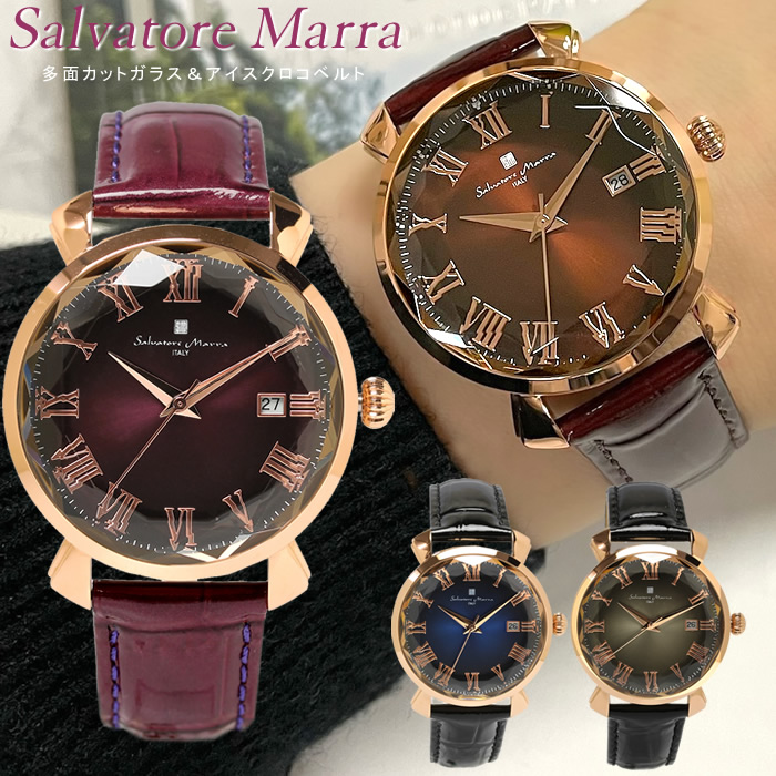 65%OFF【送料無料】 Salvatore Marra サルバトーレマーラ 腕時計