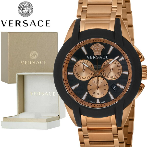 【楽天市場】VERSACE ヴェルサーチ ベルサーチ メンズ 腕時計 キャラクター クロノグラフ 男性用 スイス製 ベルサーチェ