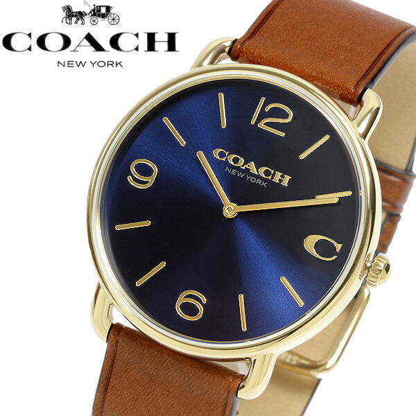 【百貨店SALE】COACH コーチ職 ウオッチ メンズ メンズ用 ご覧なさる ブランド名 時辰儀 一般受け Elliot エリオット 米国海軍 赤銅色 14602644