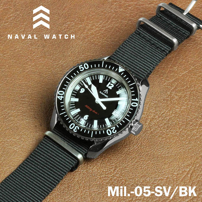 NAVAL MILITARY WATCH 自動巻きダイバー N.W.C NAVAL WATCH COMPANY ナバル・ウォッチ・カンパニー 自動