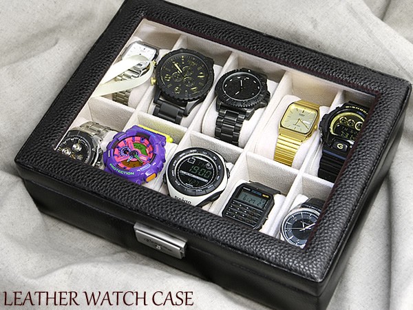 楽天市場 腕時計ケース ウォッチケース 収納ケース 時計ケース コレクションケース 本革 レザー ボックス 箱 うでどけい Box Case 時計 ケース Cameron