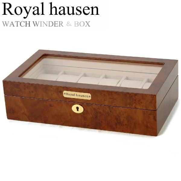 【楽天市場】Royal hausen ロイヤルハウゼン 時計収納ケース ウォッチケース 腕時計 コレクション 12本収納 MDF 木製 ウッド