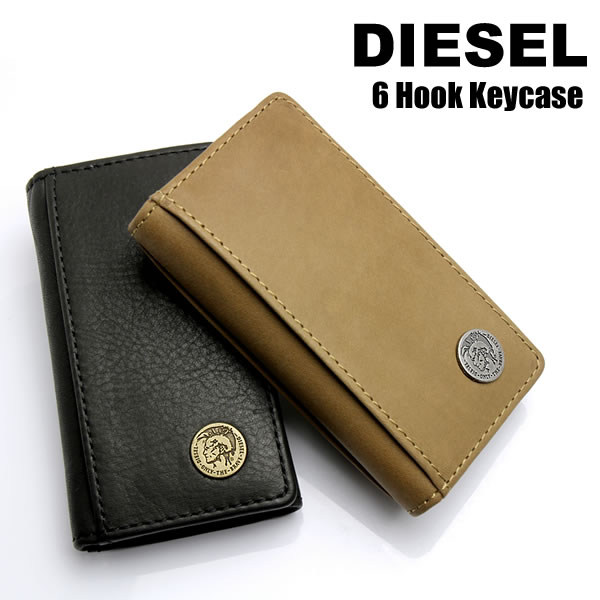 【楽天市場】DIESEL ディーゼル モヒカン keycase キーケース メンズ レディース ブランド 牛革 レザー 6連フック ブランド