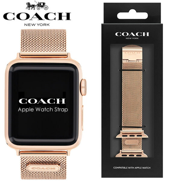 バンド COACH（コーチ） SE [ 38mm 40mm ] ラバーストラップ（ピンク