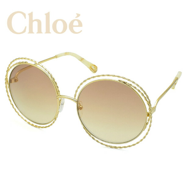楽天市場】Chloe クロエ サングラス レディース ゴールド イエロー