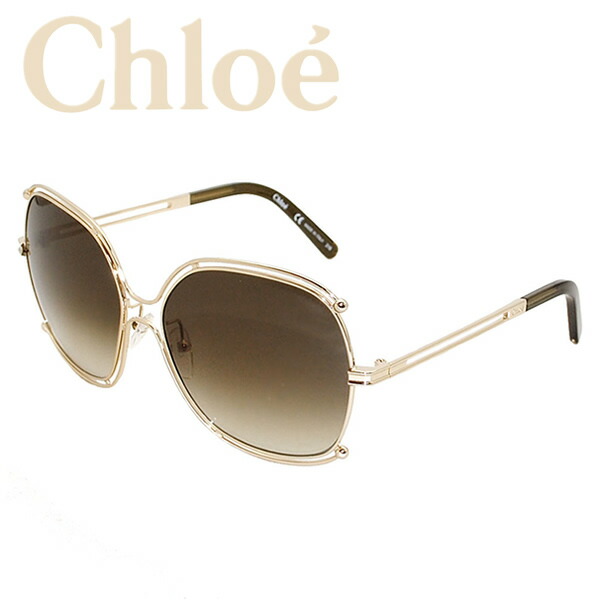 楽天市場】Chloe クロエ サングラス レディース ゴールド