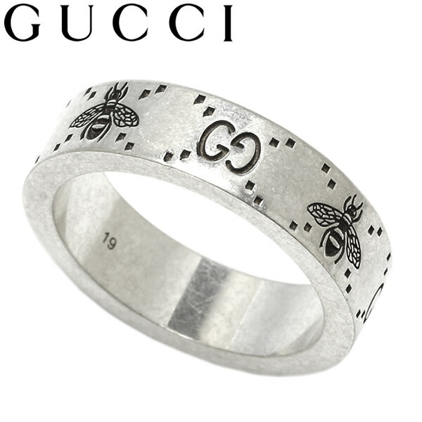 楽天市場】GUCCI グッチ リング 指輪 シルバー インター