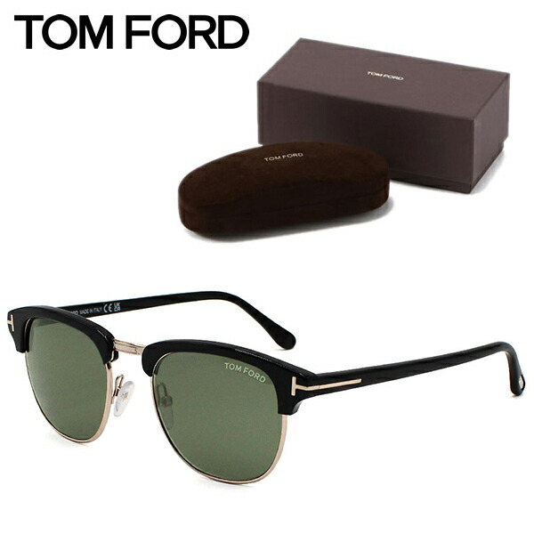 TOM FORD ブラックサングラス ケース付 TOM FORD「トムフォード」サングラス ケース付き 黒色 - メルカリ