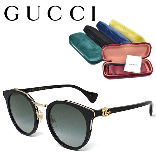 GUCCI グッチ サングラス メンズ レディース ブランド UVカット ブラック グレーグラデーション GG1181SK-001 国内正規品