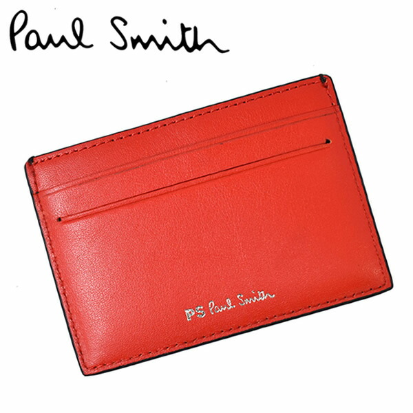 Paul Smith ポールスミス新品未使用定期入れ赤 牛革 楽天市場】定期入れ ポールスミス パスケース ポールスミス パス