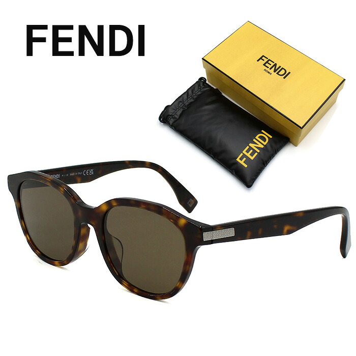 FENDI フェンディ サングラス アイウェア メンズ レディース ブランド UVカット ケース付 プレゼント ギフト FE40092F-52E-53｜CAMERON