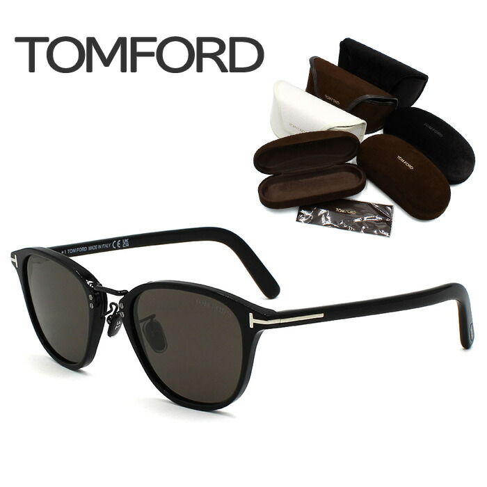 TOM FORD ブラックサングラス ケース付き TOM FORD 正規品 ブラック サングラス ケース付き - メルカリ