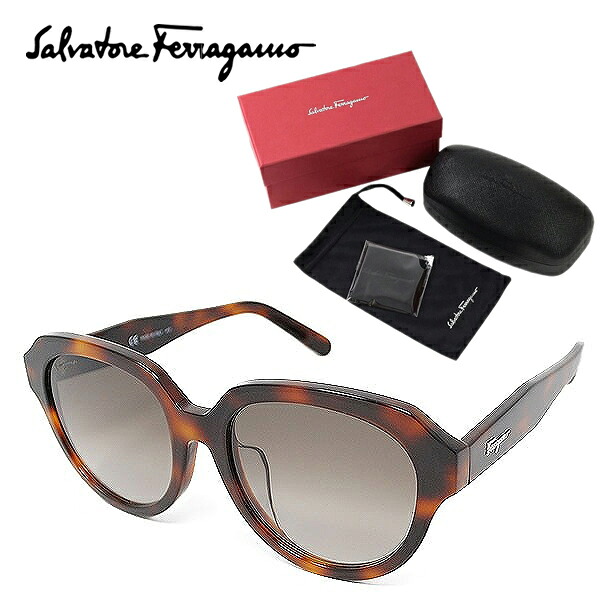 Salvatore Ferragamo サルヴァトーレ フェラガモ サングラス レディース ブランド アイウェア UVカット 日焼け対策 メガネ ケース付 プレゼント ギフト アジアンフィット 国内正規品 トートイズ グレー SF906SA-214｜CAMERON