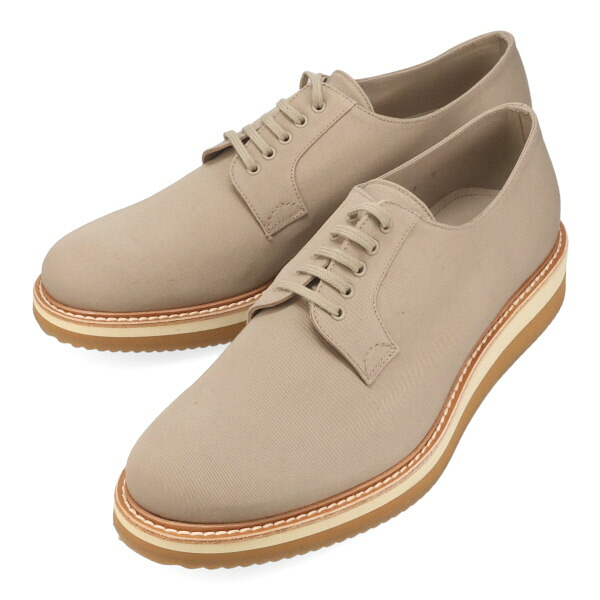 プラダ シューズ メンズ PRADA レースアップシューズ 2EG119 GUD 241 KAKI カーキ サイズ8.5