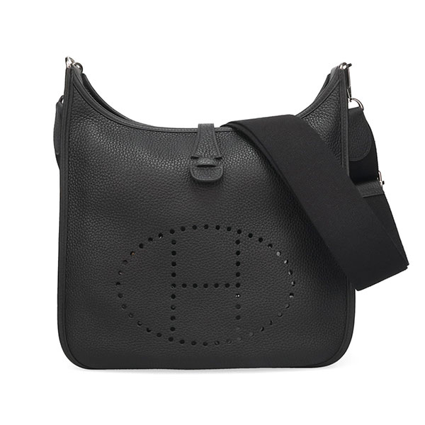 エルメス エブリン3 PM 29cm HERMES トリヨンクレマンス ブラック シルバー金具 056277