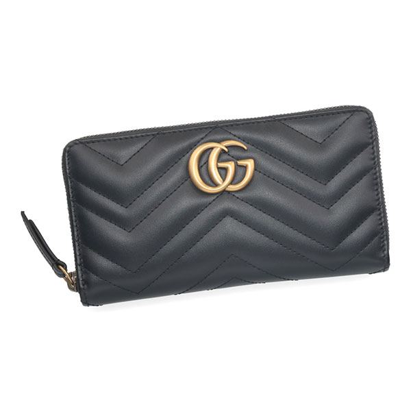 考慮　GUCCI✨長財布　ゴールドロゴ　ラブリーハート　シマ　ホワイトグレー 楽天市場】グッチ GUCCI 財布 GGマーモント 長財布 ジップ