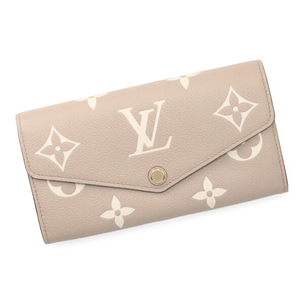 ルイヴィトン がま口 レディース LOUIS VUITTON モノグラムアンプラント ポルトフォイユサラ トゥルトレールクレーム M81049 バッグ・小物・ブランド雑貨-レディース財布-財布・ケース