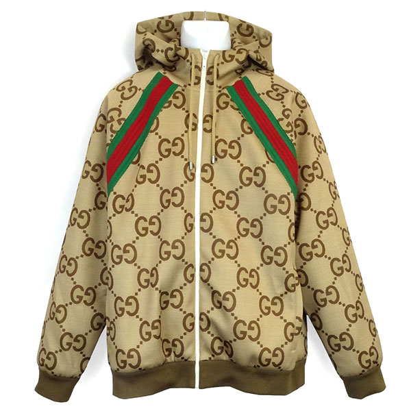 グッチ GUCCI ジャケット メンズ GUCCI（グッチ）テーラードジャケット 茶 サイズ:46(M位) メンズ